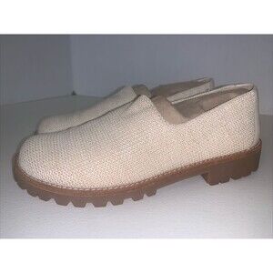 DONALD J PLINER  Woven Fabric  Gumsole 80’s Vtg Lug Sole Tweed Size 7.5 M Italy